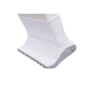 Wonder Nation Boys Cushioned Crew Socks, 10-Pack NEW IN PACKAGE